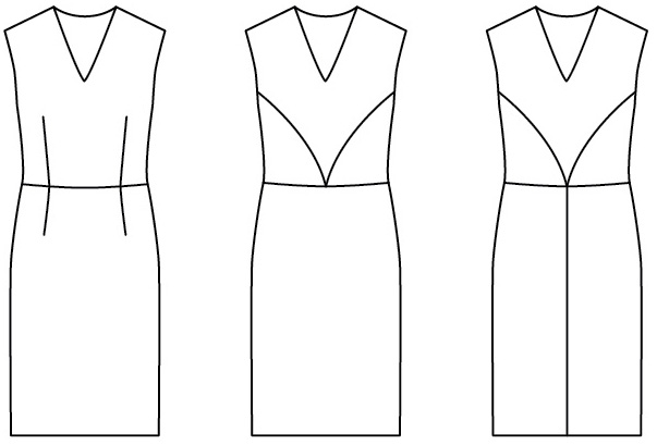 curved lines in fashion
