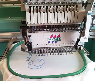 An embroidery stitch